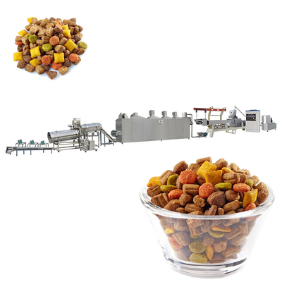 Twin Screw Extruder Pet Food Production Line Automatic