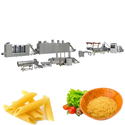 Mechanical Pasta Production Line Single Screw Extruder Type