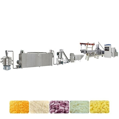 Double Screw Extrude Bread Crumb Production Line Automatic