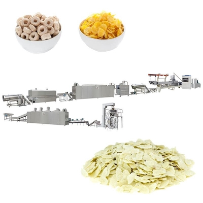 Corn Flakes Making Machine Snack Food Puffing 150 Kg/H