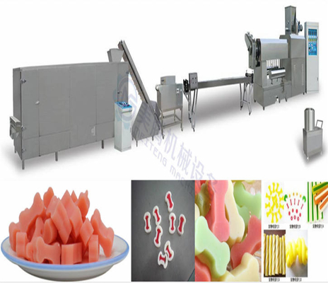 Single Screw Dog Food Extrusion Machine 150-200kg/H