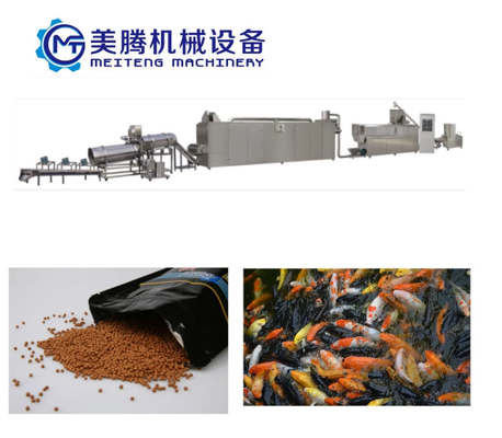 380V 3PHASE Large Scale Aquatic Fish Feed Processing Line Machine 500kg/H