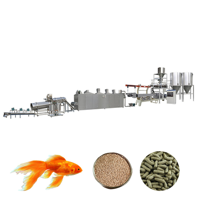 MT65 Fish Feed Processing Line Production Equipment 500KG/H