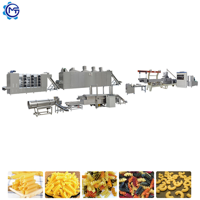 SS304 Food Grade Italian Pasta Making Macaroni Production Line Machine 54kw