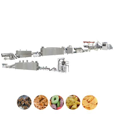 ABB Schneider Breakfast Cereal Production Line 150kg/H Flakes Making Machine