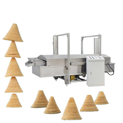 300kg/H Fried Snack Production Line Sala Bugles Rice Crust Machine
