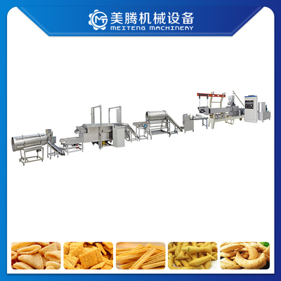 ABB Siemens Wheat Flour Snack Making Machine Double Screw Extruder 150kg/H