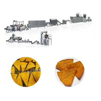 Gas Diesel Corn Doritos Tortilla Chips Processing Line Machine 100kw