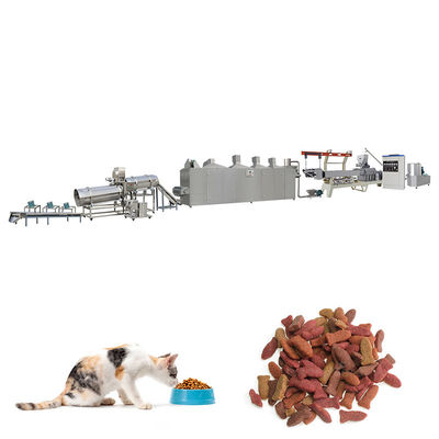 Silk Road Pet Food Processing Line 380V 50HZ Dry Dog Food Making Machine