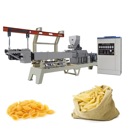 Fully Automatic 45KW Industrial Pasta Macaroni Maker Machine 120kg/H