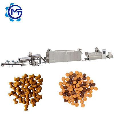 45kw Pet Food Processing Line Double Screw Extruder Machine Silk Road65