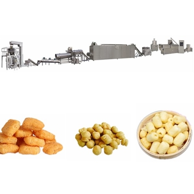 Puffed Corn Snack Food Production Line 100 - 150kg/H