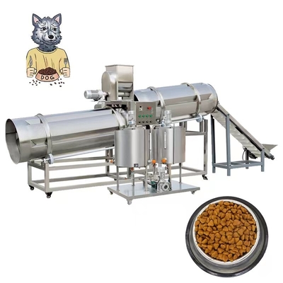 Extrusion Dry Pet Feed Production Line Food Grade Stainless Steel