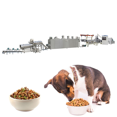 Dry Pet Food Processing Line For The Production Of Dog Food Extruder