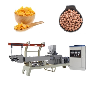 Corn Flakes Making Machine Snack Food Puffing 150 Kg/H