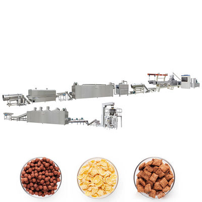Silk Road Breakfast Cereal Production Line Maize Flake Machinery 230kg/H