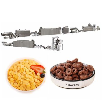 Silk Road65 Silk Road70 Corn Flakes Making Breakfast Cereal Machine 1500kg
