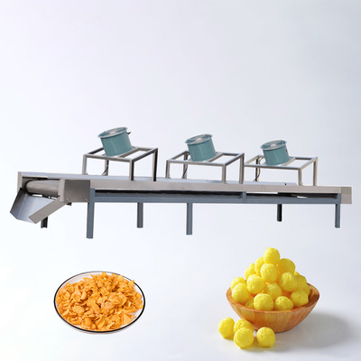 High Speed Cereal Bar Line Corn Flakes Manufacturing Machine 9000kg