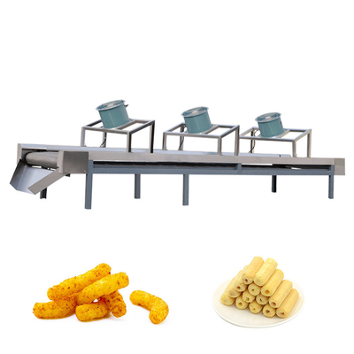 MT-70C Corn Puff Production Line Inflated Food Double Screw Extruder