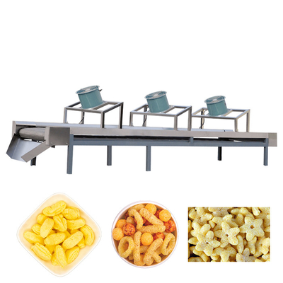 Corn Puffing Ball Snack Food Production Line Twin Screw Extruder