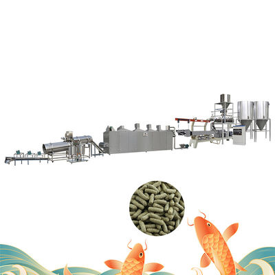 SS201 Floating Fish Food Feed Extruder Machinery Silk Road65 Silk Road70