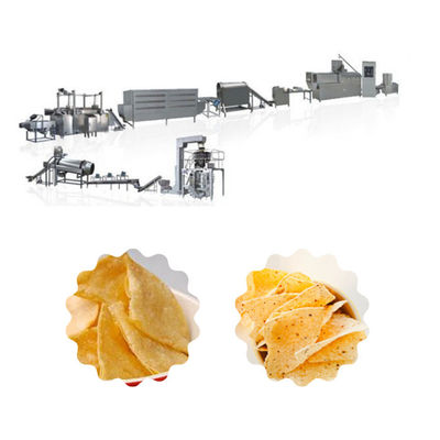 Silk Road65 Twin Screw Extruder Maize Tortilla Chip Making Machine 100kg/H