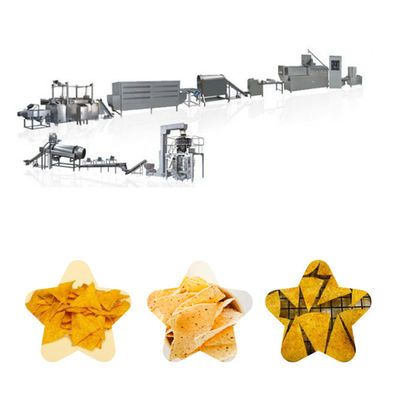 Silk Road65 Twin Screw Extruder Maize Tortilla Chip Making Machine 100kg/H