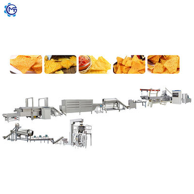 Silk Road Corn Chips Production Line Chips Extruding Machine 380V 50HZ 3PHASE