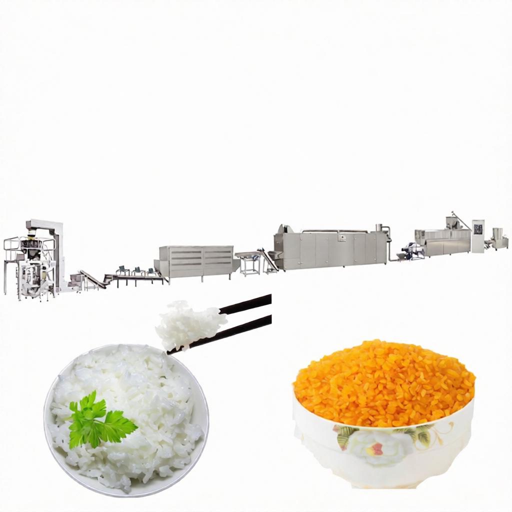 Extrusion Fortified Artificial Rice Making Machine Stainless Steel 304 ...