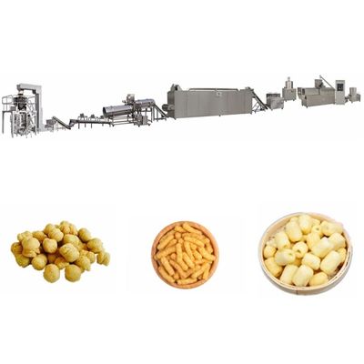 Snack Rework Line Double Screw Snack Food Production Line 84KW Chocolate Core Filling